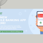 An image of a Tension Envelope custom-printed buck slip featuring a digital ad for a bank. A hand holds a smartphone with a banking app. Text promotes the new mobile banking app and includes a link to download it.